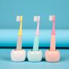 3pcs Kids Toothbrush Soft Fur 2-5 Years Old Baby Oral Care Tooth Brush Cleaning Teeth Candy Color Children Dental Care Tools