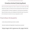 Creative Coloring Book - Animal