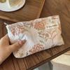 Ins Style Gentle Embossed Cosmetic Bag Portable Travel Storage Bag