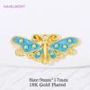 2/4/6Pcs Brass Charms Connectors 18K Gold Plated Connectors For Bracelets Findings,Jewelry Connectors,DIY Jewelry Accessories