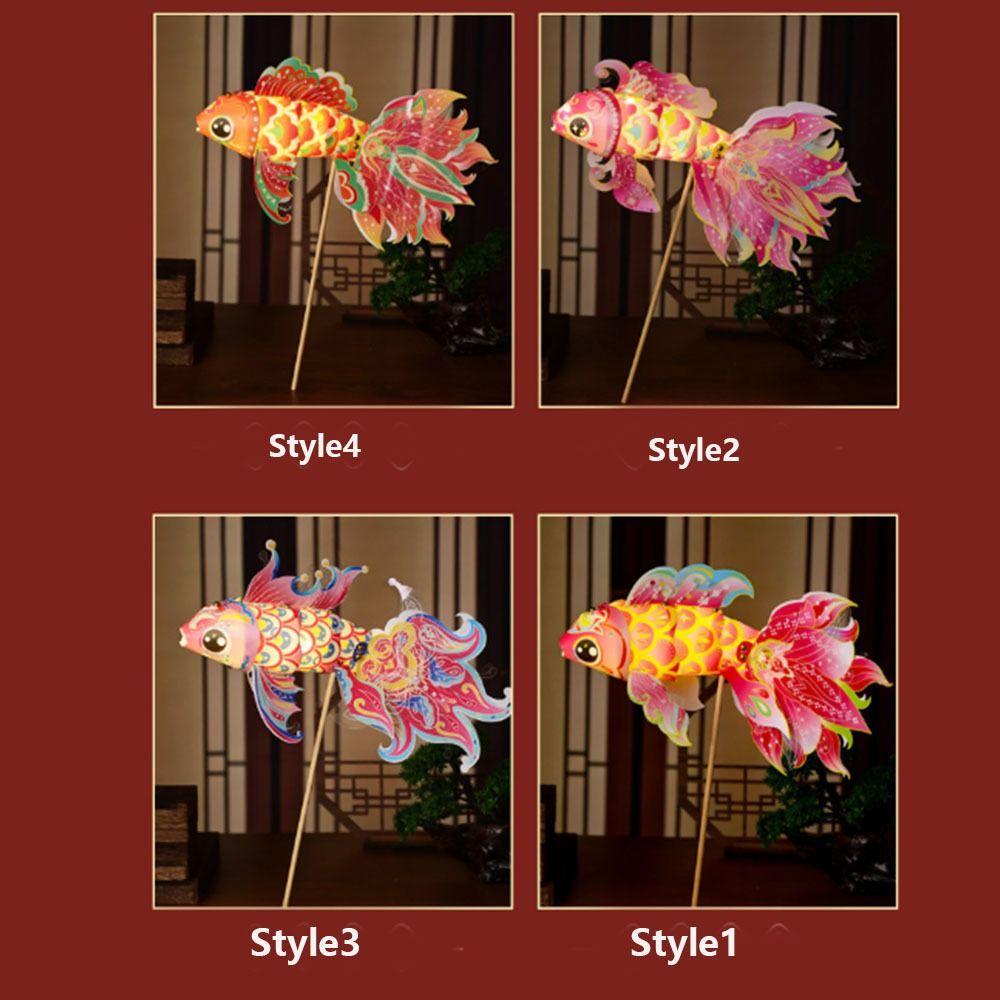 Good Luck Fish Lantern Handmade Diy Handheld Goldfish   Lantern  Cultural Heritage