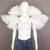 Carnival Costume Decorative Accessories Luxury Feather Shawl Party Cosplay Scarf Fashion Show Runway Performance Elegant Apparel