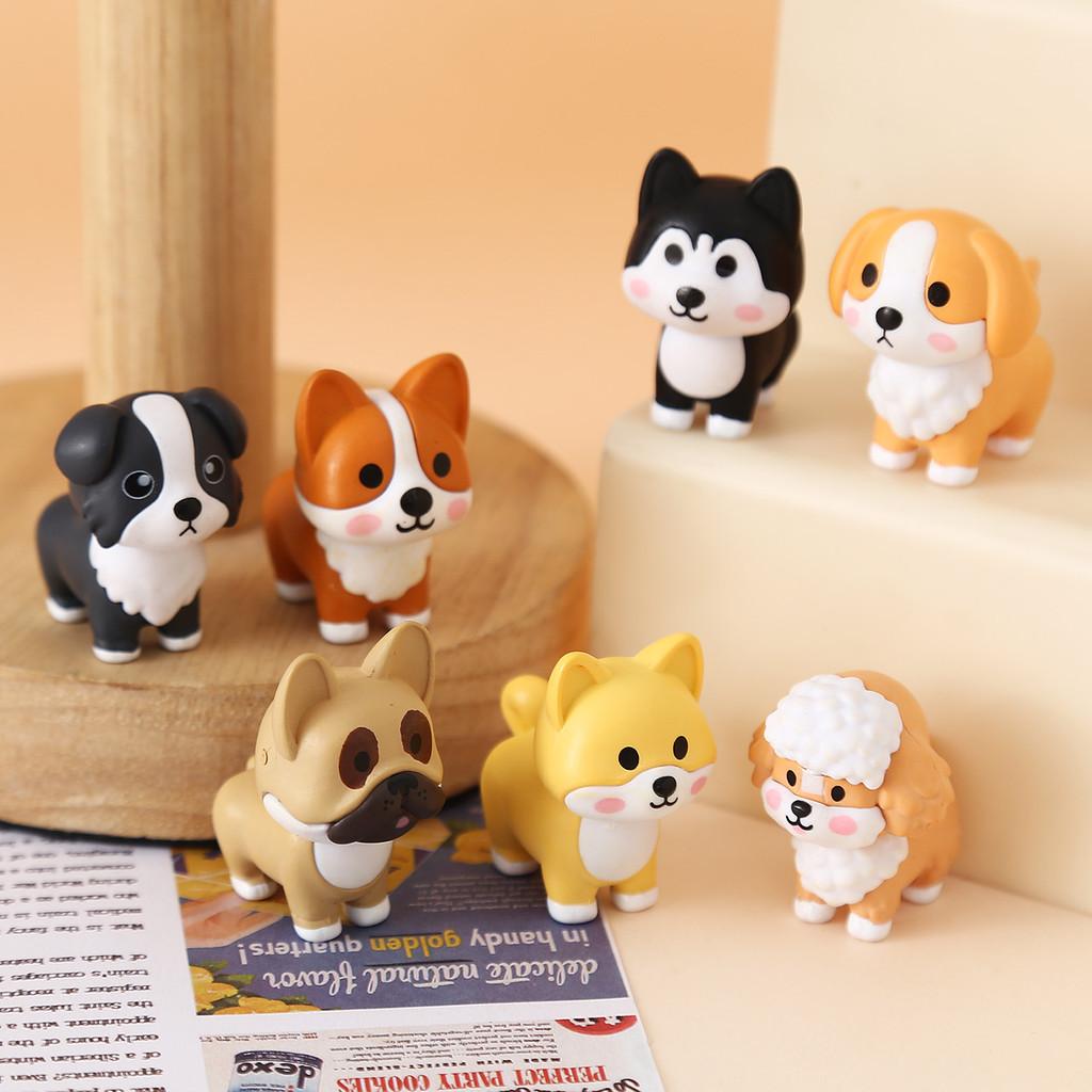 Pvc Miniature Dog Figures Collectible Blind Box Toy For Kids And Adults