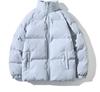 Winter Jacket Men Parkas Thicken Warm Coat Men's Stand Collar Solid Color Casual Parka Women Fashion Streetwear