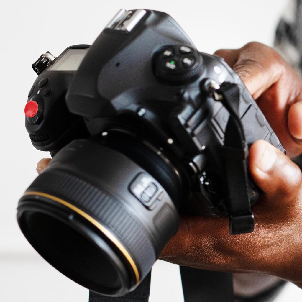 PATIKIL Camera Shutter Release Set of 12mm Concave Shutter Release Pure Copper Camera Buttons for and Leica Black Cushion Button, 2-Piece Buttons,