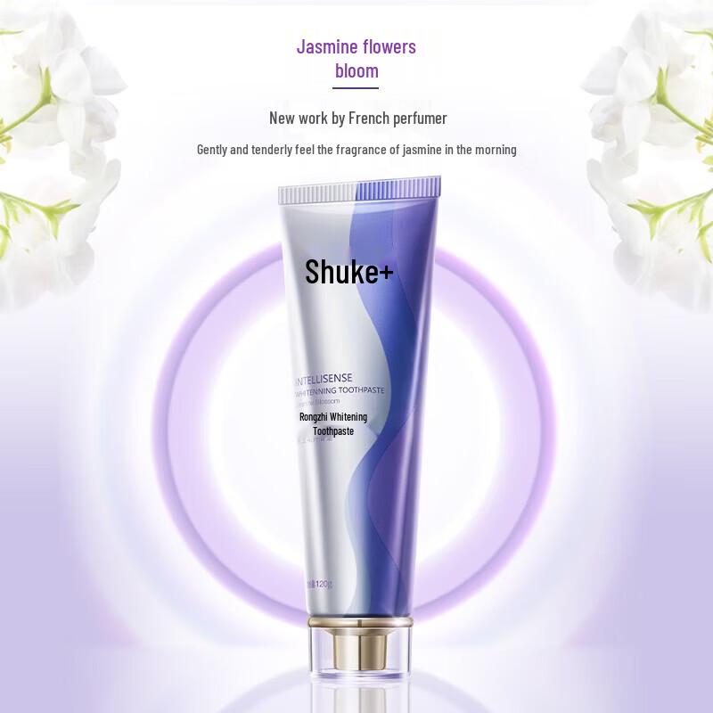 Shuke Smart Whitening Toothpaste, Jasmine Blossom Flavor