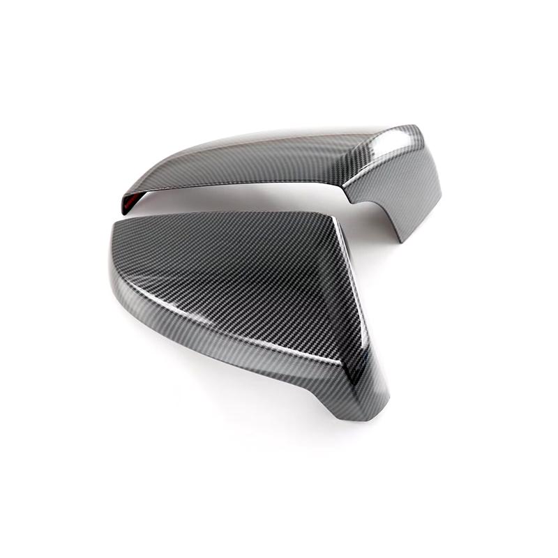 Car Decoration Door Mirror Cover For ISUZUD-MAX Car Rearview Accessories Matte Black Carbon Fiber