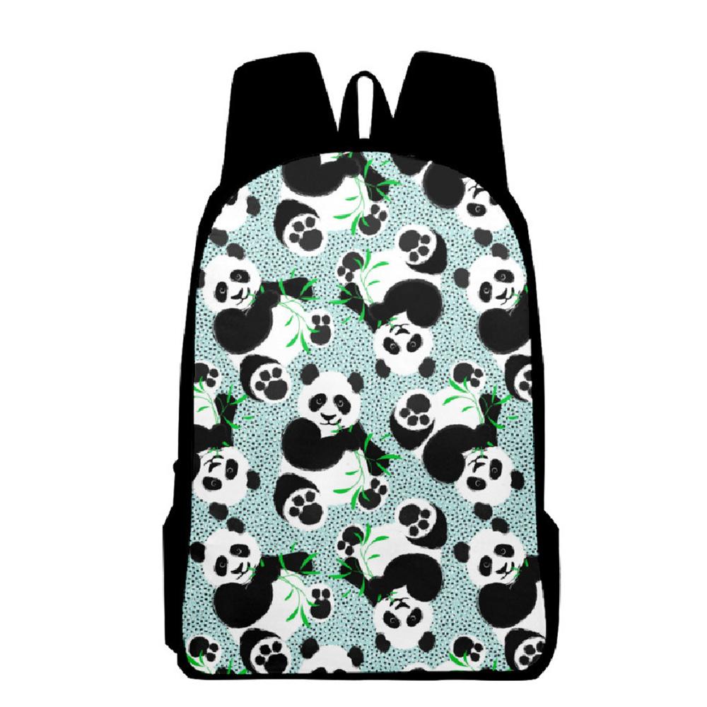 3pcs/set Anime Panda 3D Backpack School Bag Sets for Teenager Boys Girls Cartoon Kids Schoolbags Children Mochilas