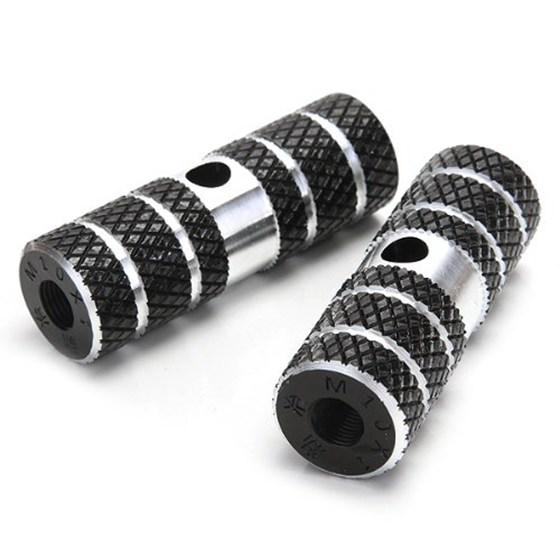 1 Pair BMX Mountain Bike Bicycle Axle Pedal Alloy Foot Stunt Pegs Cylinder