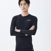 Li Ning Comfortable Casual Round Neck Simple Autumn Winter Fleece Breathable Fitness Shirt Men tops LNXY029-1