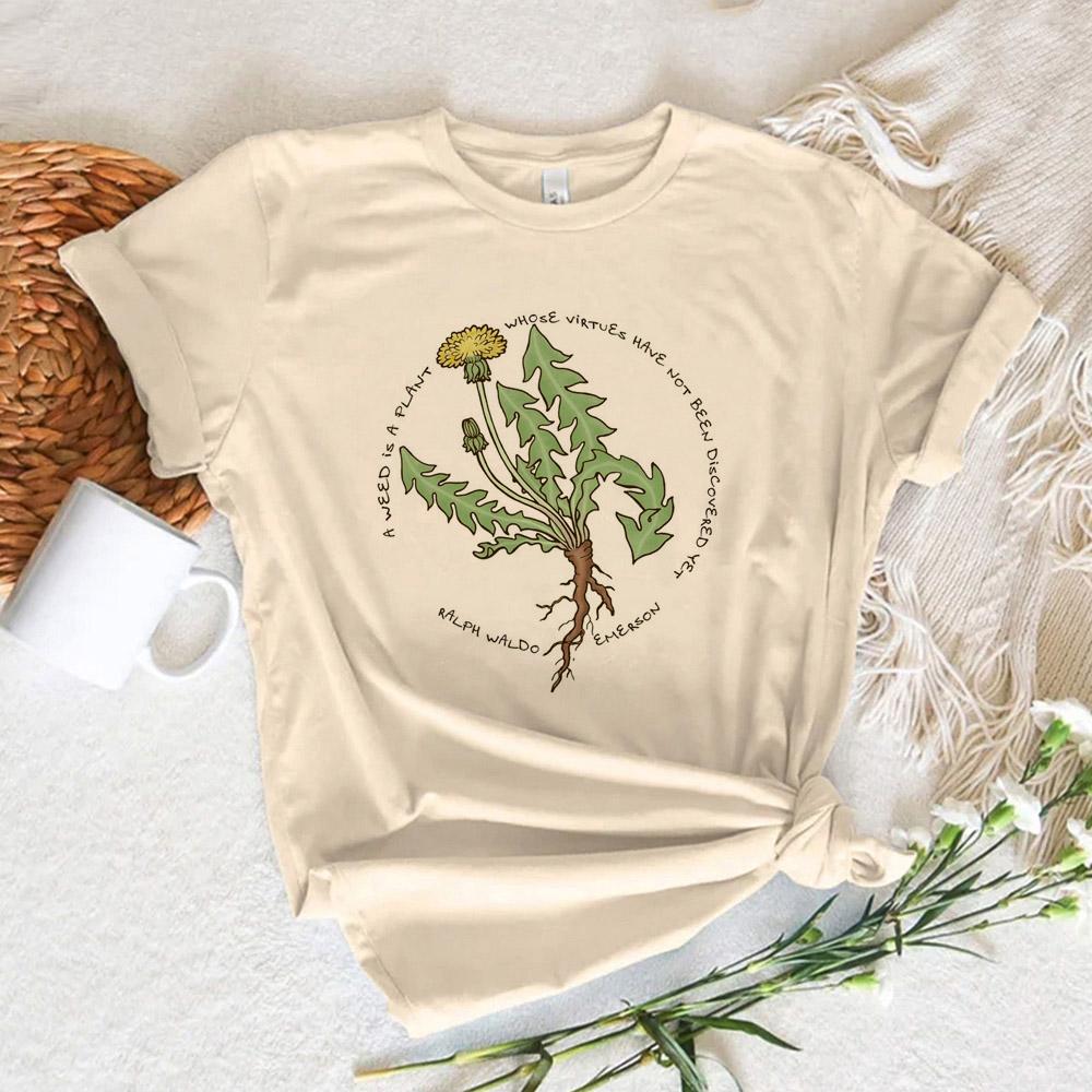 Dandelion tshirts Women Japanese t shirt girl designer clothes