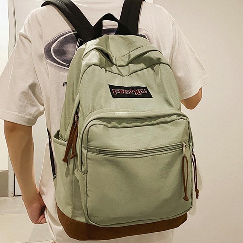 Herren einfacher Rucksack Herren Computertasche Junior High School High School Student Büroangestellter Freizeitrucksack Reisetasche