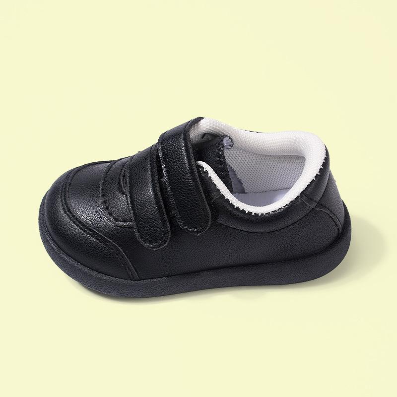 

Spring Velcro children s sports shoes with injection-molded soft soles, casual classic shoes for boys and girls 21/（Inner Length16.0cm чорний