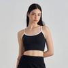 Contrasting Color Sports Vest Splicing Design Fitness Bra Beautiful Back Sports Bra  Youth