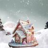 Christmas Snowy Village House Table Ornament Cute Christmas Figures Landscape Decor