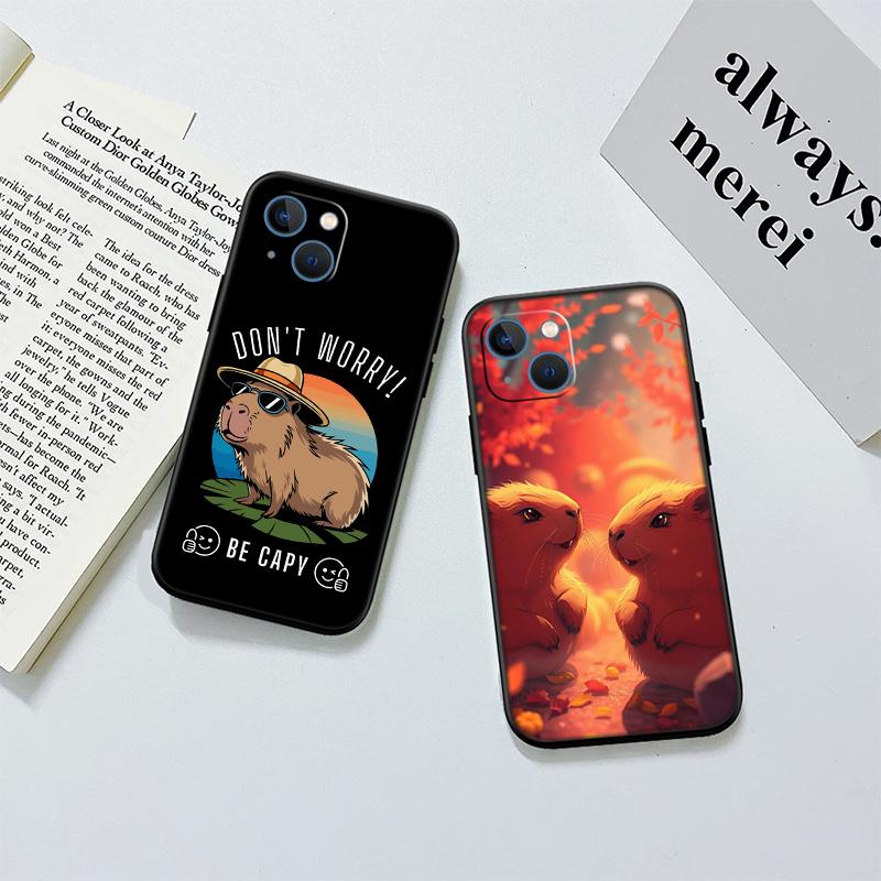 Cute Capybara Case for Samsung Galaxy A01 A02 A02S A03 Core A03S A05 A05S A06 A10 A10S A16 A20 A20S A35 S10 Lite Plus S10e
