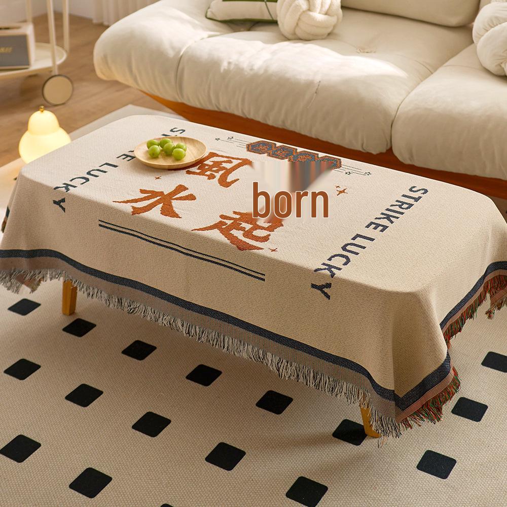 Ethnic Style Outdoor Tablecloth for Camping & Dining - Sisters' Chat Coffee Table Decor