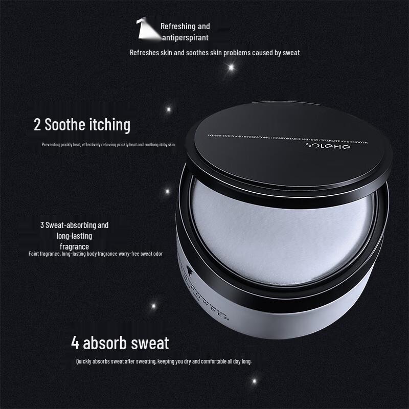 Erfrischendes Antitranspirant-Körperpuder für Männer