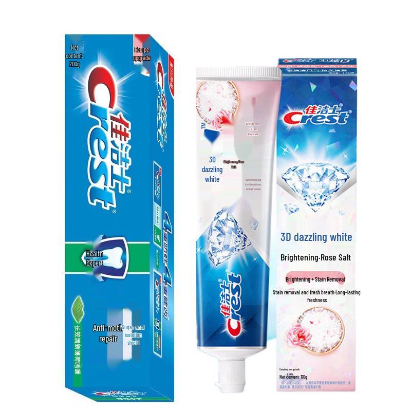 Crest Anti-Cavity & 3D White Toothpaste Bundle