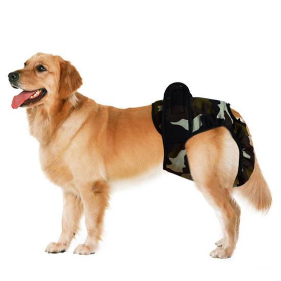 Cute Female Dog Cartoon Diaper Washable Sanitary Physiological Pants Underwear L камуфляжный