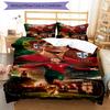 Ronaldo's Portugal's Cristiano Ronaldo Wins World Cup Bedding Set, Breathable Duvet Cover with Pillowcases, Soft Bed Linen for Bedroom Home Decoration