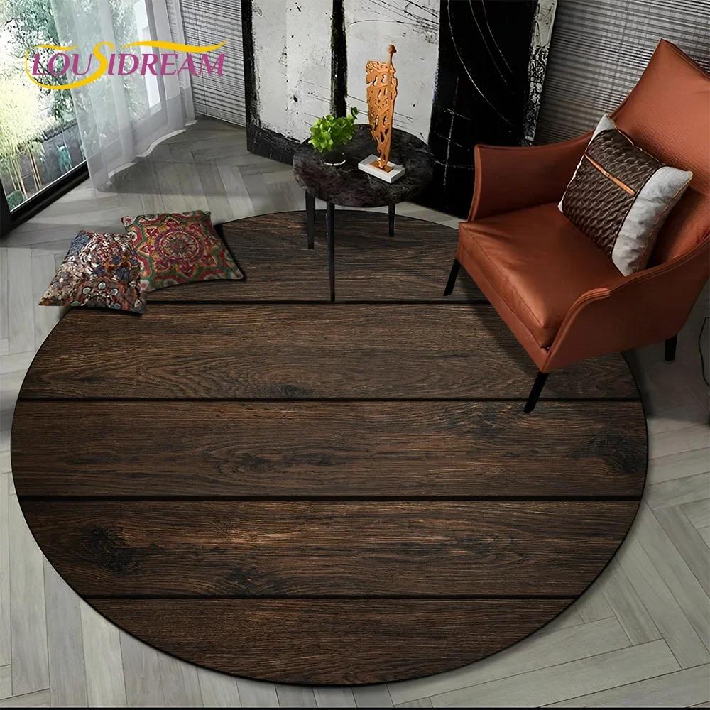 Latest 3D Color Wood Grain Lines Round Area Rug,Carpet Rug for Living Room Bedroom Sofa Child Playroom Decor,pet Non-slip Gift