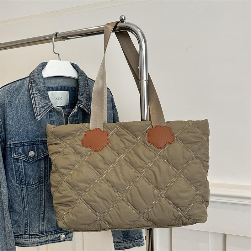 

Большая вместительная сумка-тоут для поездок на работу, женская сумка, женская студенческая сумка через плечо, женская зелёный