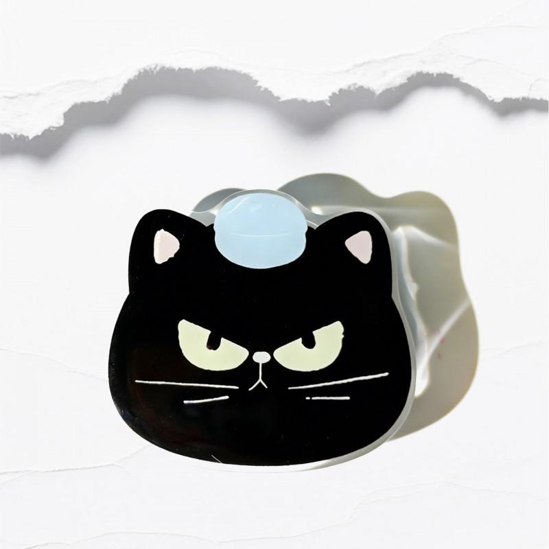 

Instagram Cartoon Hat Cat Retractable Airbag Lazy Stand Drip Glue Desktop Support Phone Back Sticker