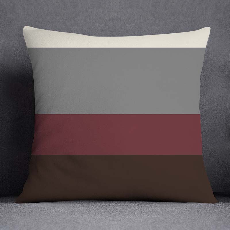 Geometric Color Pillowcase Home Decor Pillowcase Square Pillowcase Home Office Decor Cushion Cover