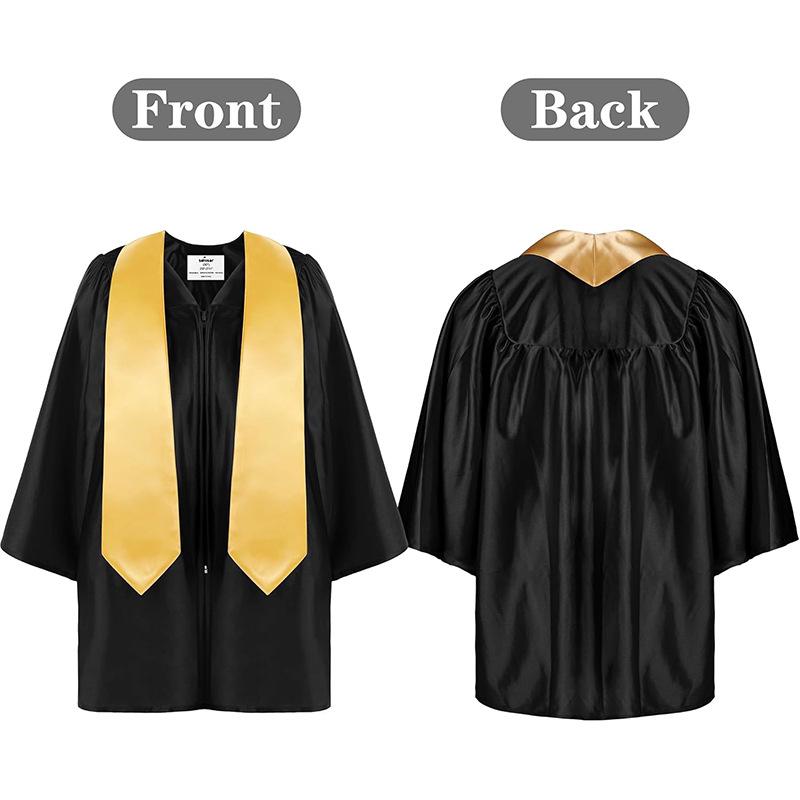 European & American Children's Graduation Gown: Knitted Kindergarten & Elementary School Set for Performances