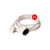 Rallonge flexible 3x1,5 t / tl 1m EDM blanc