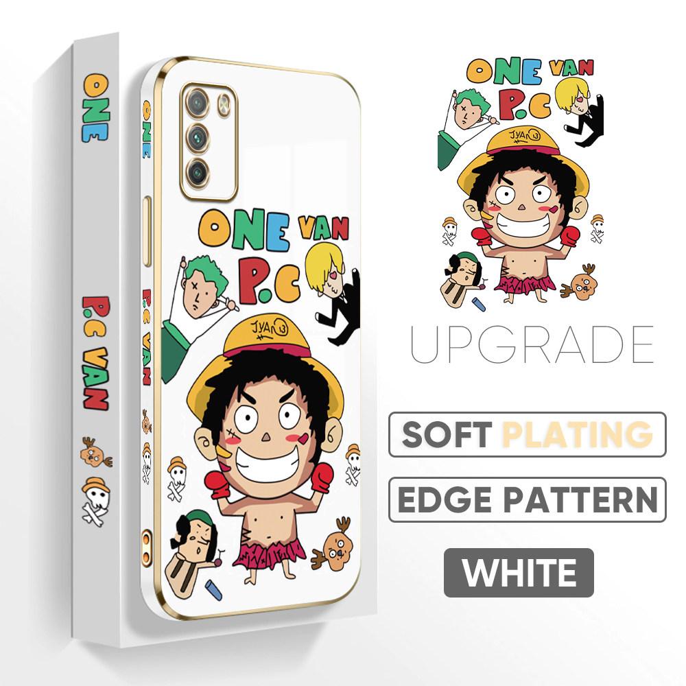 Modele de imprimare colorate Carcasă cu model cu margine pătrată Carcasă placată pentru telefon Carcasă de lux placată pentru telefon moale pentru Huawei Honor Xiaomi Redmi