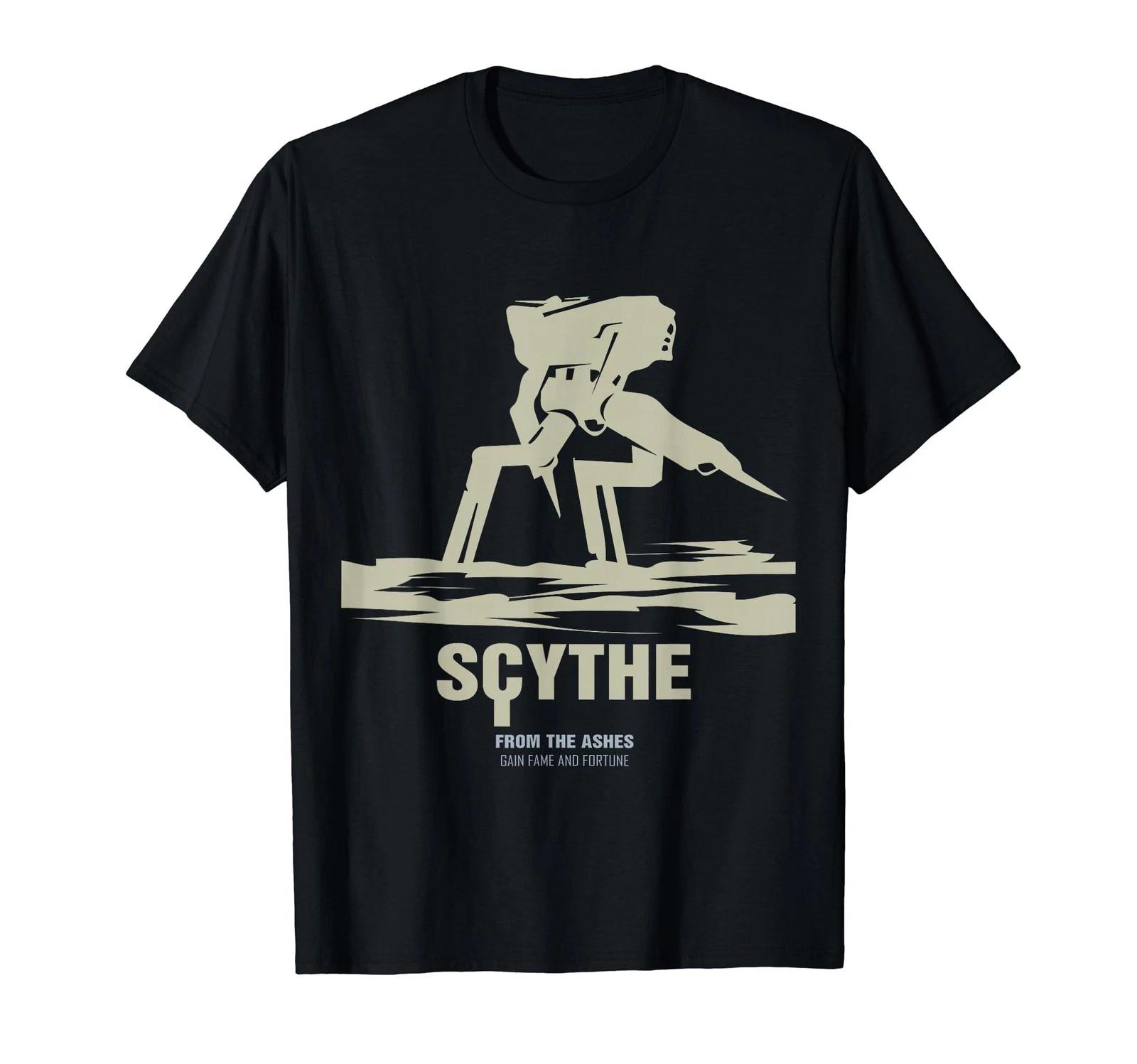 Robot Scythe Mech T-Shirt - Board Game - Tabletop Game T-Shirt_ XL