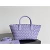 Fashion new lambskin hand-woven handbag wholesale casual versatile vegetable basket genuine leather women's bag messenger bag