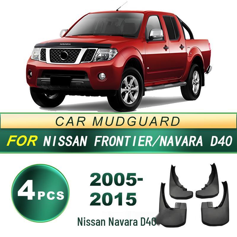 Nissan Navara D40 (05-15) Tire Mudguard Soft Rubber Mud Flaps