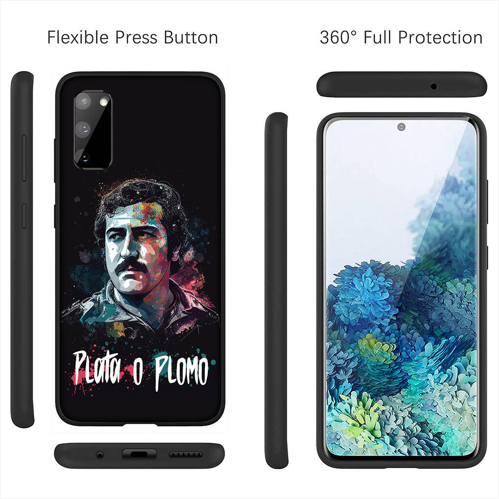 for iPhone 17 16 15 Xiaomi Poco F7 F8 X7 X6 C85 C75 C71 M8 Redmi Note 14 13 12 11 Pro Max 14C 13C 15C A3 A4 Phone Case Pablo Escobar Narcos Cover