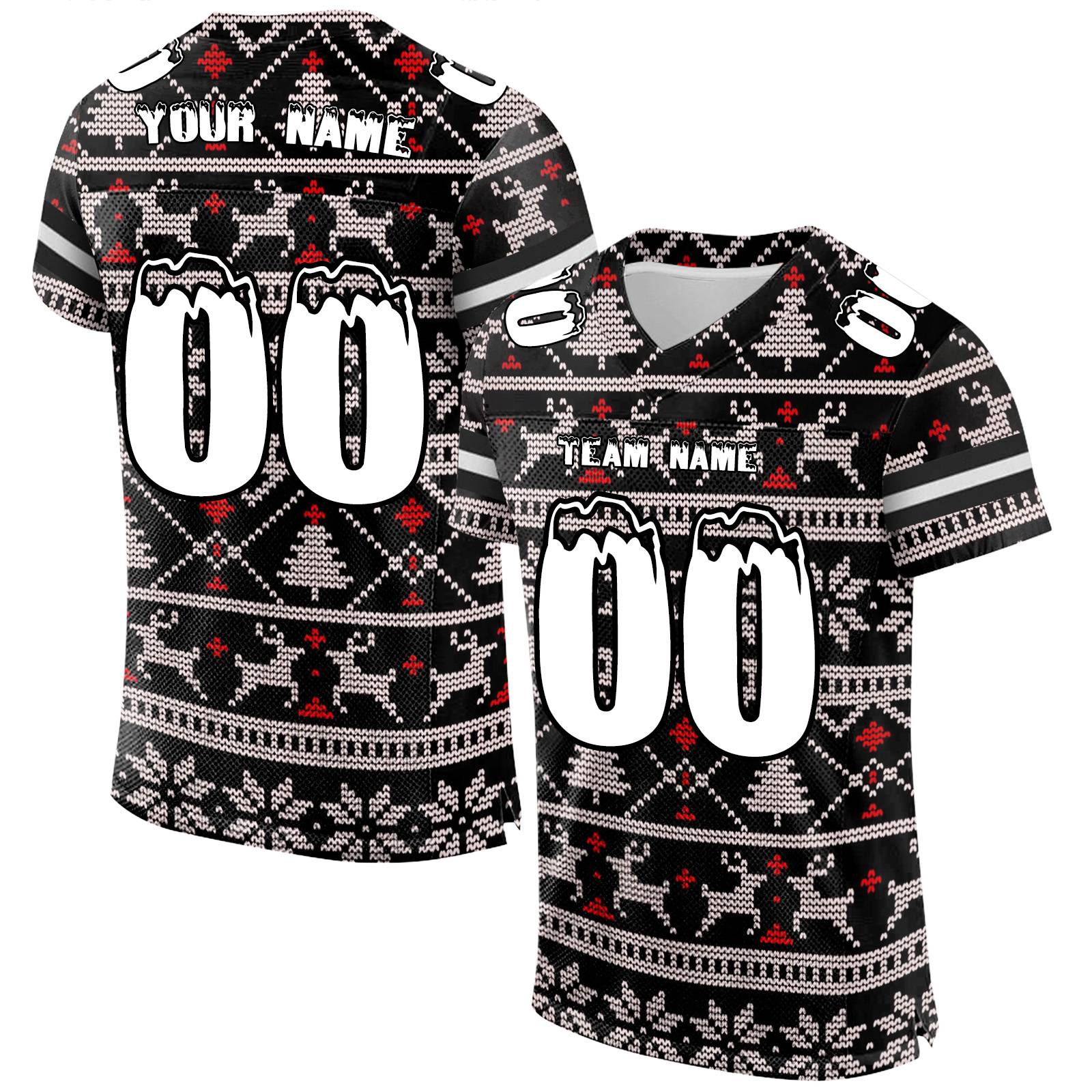 

Custom Football Jerseys Personalized Printed Team Name & Number Sports Uniform For Men Women Youth1 One Size