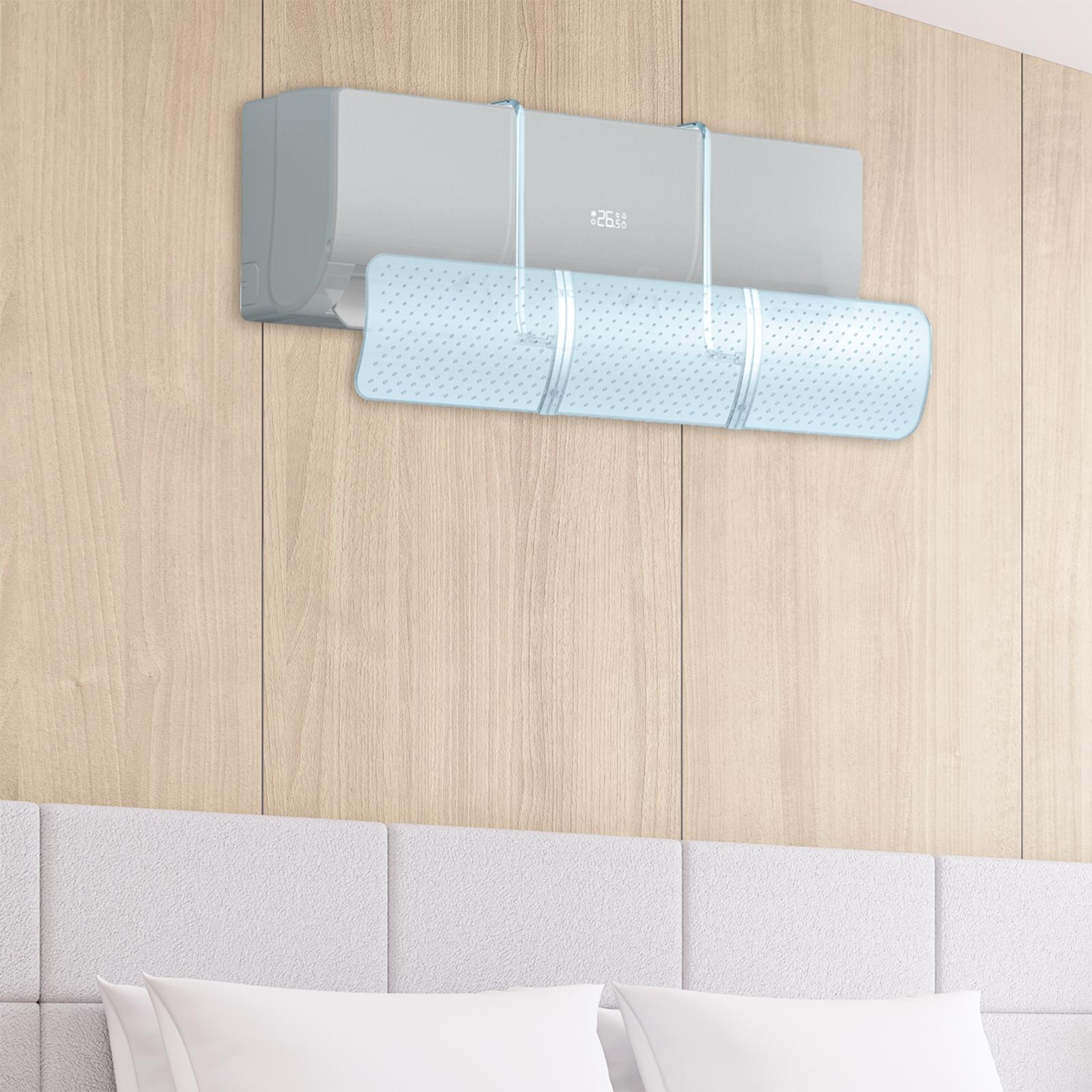 

Air Deflector Windshield for Hanging Air Conditioner Easy Installation Retractable Air Conditioner Air Deflector Home Office синій