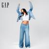 Gap Women's Mid-Rise Lyocell Blend Wide-Leg Jeans