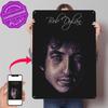Bob Dylan Portret Gepersonaliseerd D Gestructureerd Metalen Poster Wandkunst Blikplaat Bord voor Huisdecoratie Luxe Decoratie Huis Huis Kamer