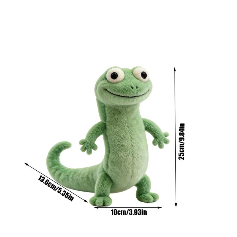 Peluche Lucertola Verde Carina 20/25cm Morbido Cartone Animato Animale di Peluche Bambola Regalo Per Bambini