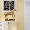 Success Horse Ornament Artistic Good Luck Horse Figurine Resin Modern Horse Statue for Home TV Stand Desk Wine Cabinet Decor