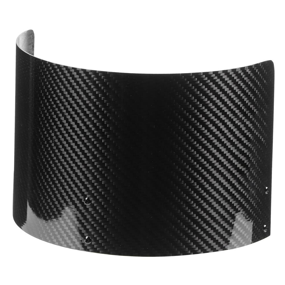 Carbon Fiber Air Intake Cone Cover Air Filter Heat Shield Universal Auto Modified PartsGlossy Carbon Fiber