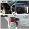 360° Phone Holder Mount Cellphone Bracket For Ford F-150 2015- Carbon Fiber