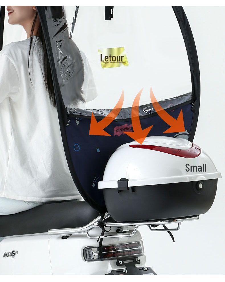 Förtjockat regntätt tak för elfordon, carport, motorcykel och trehjuling