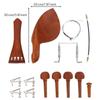 4/4 Violin Parts Kit Convenient Jujube Wood Accessory Complete