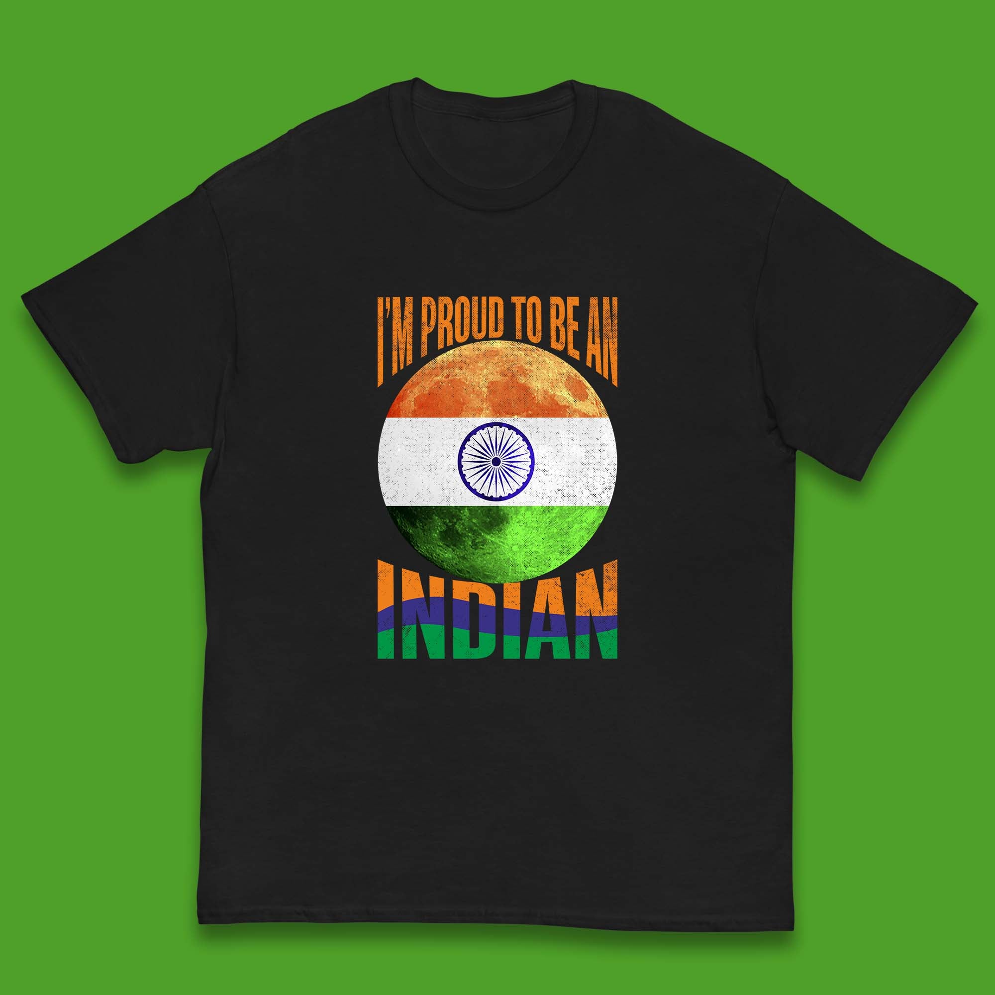 

I m Proud To Be An Indian Chandrayaan-3 Soft Landing To The Moon Kids T Shirt 100
