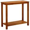 VidaXL Garden Console Table 80x35x75 Cm Solid Acacia Wood