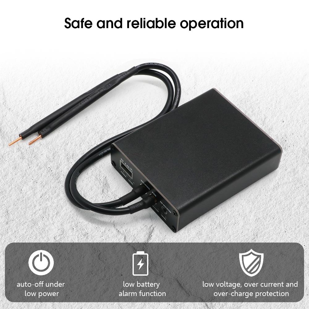 DIY Mini Spot Welder 5 Gears Adjustable Portable Handheld Spot Welding Machine for 18650 Battery Charge with Spot Welding Pen