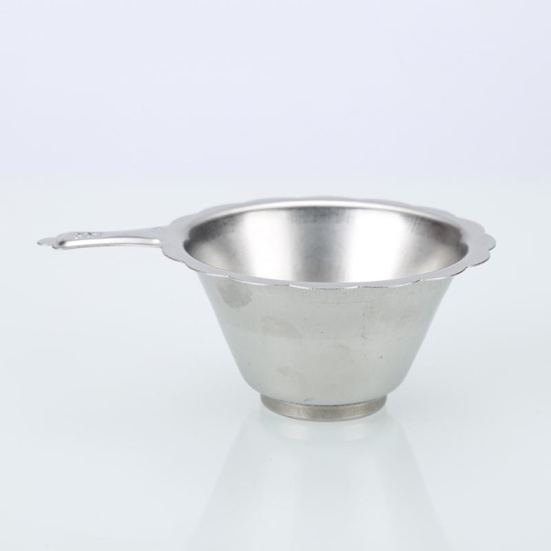 1 шт. двухслойный фильтр-сито для заваривания чая из нержавеющей стали, фильтр для заваривания чая, серебряный цвет, ситечко для чая